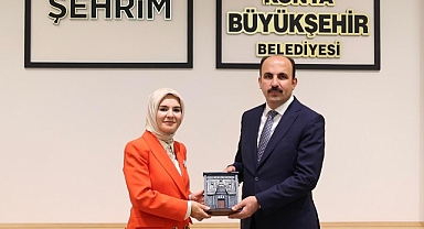 Aile ve Sosyal Hizmetler Bakanı Göktaş Başkan Altay’ı Ziyaret Etti