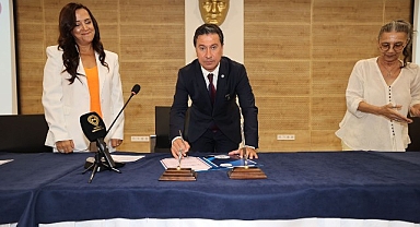 Başkan Aras Şiddete Karşı Tutum Belgesi’ni İmzaladı 