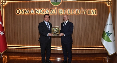 Başkan Aydın, Almanya Hessen eyaleti Bakanı Pentz’i ağırladı