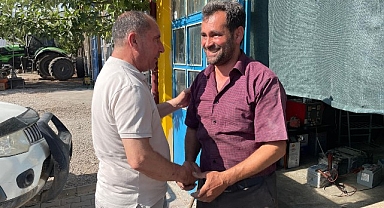 Başkan Aydın Sanayi Esnafını Ziyaret Etti