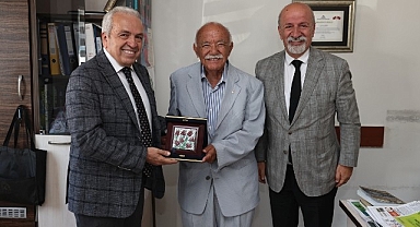 Başkan Şadi Özdemir’den Erdem Saker’e ziyaret