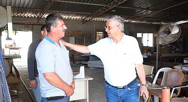 Başkan Topaloğlu’ndan belediye personeline ziyaret