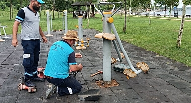 Büyükşehir'den oyun gruplarına periyodik bakım