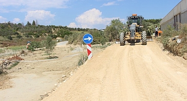  Büyükşehir Seydiler-Hacıali grup yolunda alternatif yol açıyor