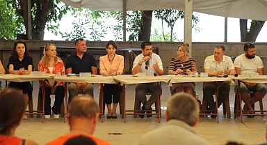 Büyükşehir ve Fethiye Belediyesi Faralya’da Vatandaşları Dinledi 