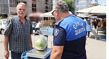 Canik Zabıtasından Sıkı Denetim 