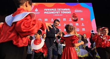 Ekrem İmamoğlu İBB’nin Yuvamız İstanbul kreşlerinden 2055 çocuk mezun olarak ilkokula geçiş yaptı 