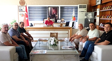 Göynük Taksiden Başkan Topaloğlu’na ziyaret 