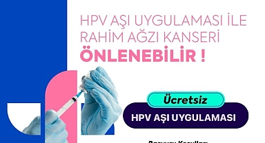 HPV Aşısı için Başvurular Devam Ediyor