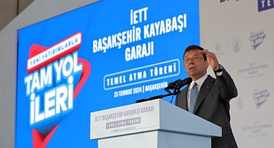 İBB bağlı kuruluşu İETT, İstanbul’daki 19. garajının inşasına Ekrem İmamoğlu’nun katıldığı törenle başladı