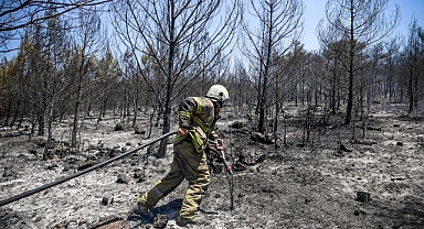 İzmir İtfaiyesi orman yangınlarına karşı 7 gün 24 saat nöbette