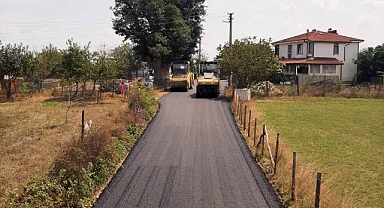 İzmit Yenice köy yolu sil baştan yenileniyor