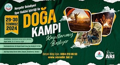 Nevşehir Belediyesi tarafından çocuk ve gençlere yönelik düzenlenecek olan Doğa Kampı için başvurular başladı