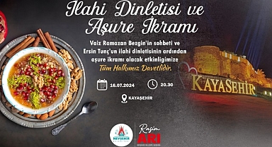 Nevşehir Belediyesi tarafından Muharrem Ayı ve Aşure Günü dolayısıyla düzenlenecek olan program bu akşam Nevşehir Kalesi’nde gerçekleştirilecek