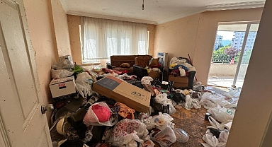 Nilüfer’de çöp ev temizlendi