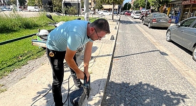 Salihli Belediyesi Zabıta Ekipleri Kaldırım İşgali Denetimine Ara Vermeden Devam Ediyor