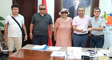 Türkiye Görme Engelliler Derneği Konya Şube Başkanı’ndan Baytekin’e ziyaret 