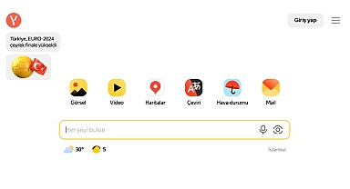 Yandex, Euro 2024’te Çeyrek Finale Kalan Türkiye'yi Tebrik Etti