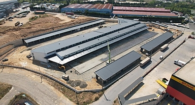 Yeni hal binasında son imalatlar yapılıyor