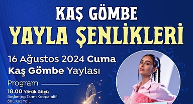 Antalya Büyükşehir Belediyesi Gömbe'de yayla şenliği düzenliyor