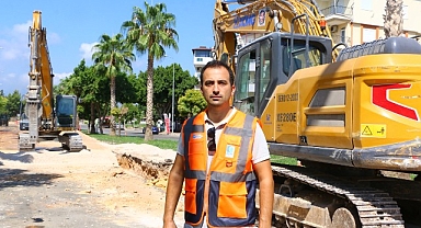 ASAT yağmur suyu drenaj hattı çalışmaları Kepez'de devam ediyor