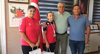 Avrupa Şampiyonu Judocudan Başkan Topaloğlu’na ziyaret 