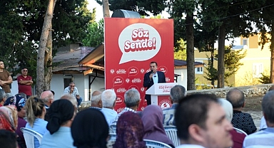 Başkan Abdullah Özyiğit, mahalle toplantılarında vatandaşlarla buluşuyor