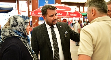 Başkan Çırpanoğlu'ndan pazar ziyareti
