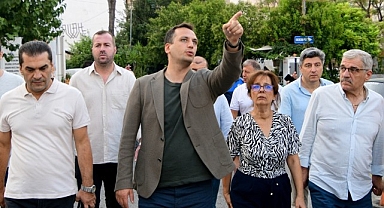 Başkan Eşki güneşi Erzene Mahallesi'nde karşıladı