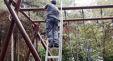 Başkan İbrahim Sandıkçı: “Sosyal yaşam alanlarını daha konforlu hale getiriyoruz”