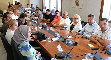 Başkan Topaloğlu muhtarlarla bir araya geldi