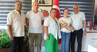 Başkan Topaloğlu’na Cimcim’den nezaket ziyareti 