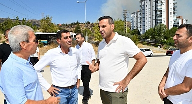 Başkan Yıldız’dan Yangın Bölgesinde İnceleme