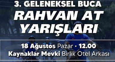 Buca'da Geleneksel Rahvan At Yarışları düzenlenecek