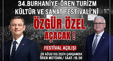 Burhaniye'de Festivali Özgür Özel açıyor