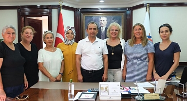 CHP kadın kollarından Baytekin’e ziyaret 