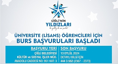 Çiğli’de Üniversite Burs Başvuruları başladı