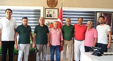 Çimen’den Başkan Topaloğlu’na ziyaret 