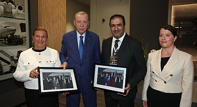 Cumhurbaşkanı Erdoğan, Çukurova Havalimanı’nda Çelebi Platinum Lounge'u ziyaret etti