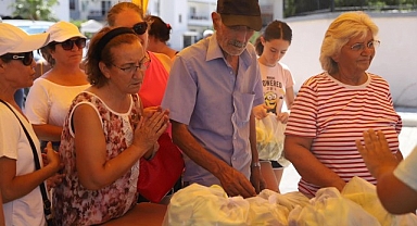 Didim Belediyesi tarafından yetiştirilen sebzeler vatandaşlara ücretsiz olarak dağıtıldı