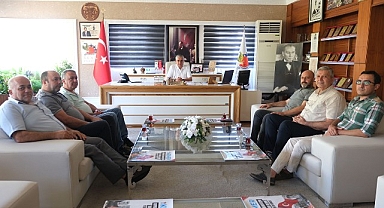 DİSK Şube Başkanı Küçük’ten Başkan Topaloğlu’na ziyaret