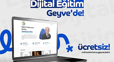 Geyve Belediyesi’nden Eğitimde Dijital Atak: Online Dershane