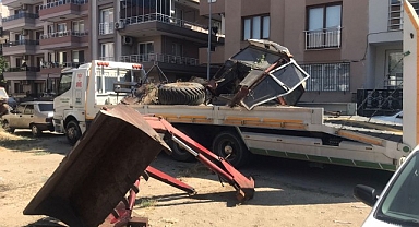 Hurda araç, iş makinası ve tarım aletleri toplanıyor