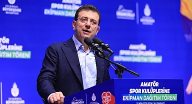 İBB Başkanı Ekrem İmamoğlu, 20 branşta faaliyet gösteren, toplam 1350 amatör spor kulübüne, 61 milyon TL değerinde ekipman dağıtımını başlattı