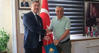 Kanafeyev’den Başkan Topaloğlu’na ziyaret 