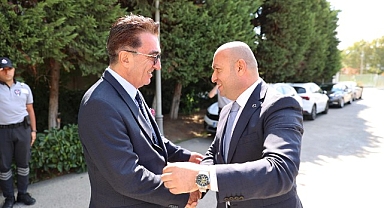 Kaymakam Çiftçi’den Başkan Mutlu’ya iadeyi ziyaret