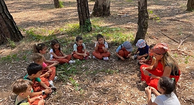 Minik Öğrenciler Tıbbi Bitkiler Koleksiyon Bahçesini Ziyaret Etti