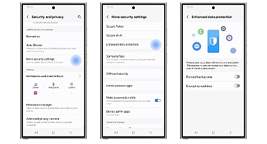 Private Sharing ve Gelişmiş Veri Koruması Samsung Galaxy cihazlarda kişisel bilgi güvenliği için gelişmiş yöntemler sunuyor