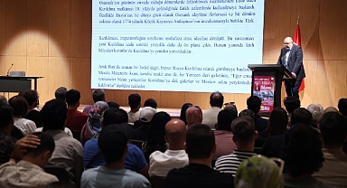 Prof. Dr. Afyoncu’dan Konya Büyükşehir Taş Bina’da “Kızılelma” Söyleşisi
