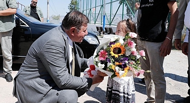 Tugay’dan Damlacık turu “Muhtarlarımızla çalışmayı önemsiyorum”